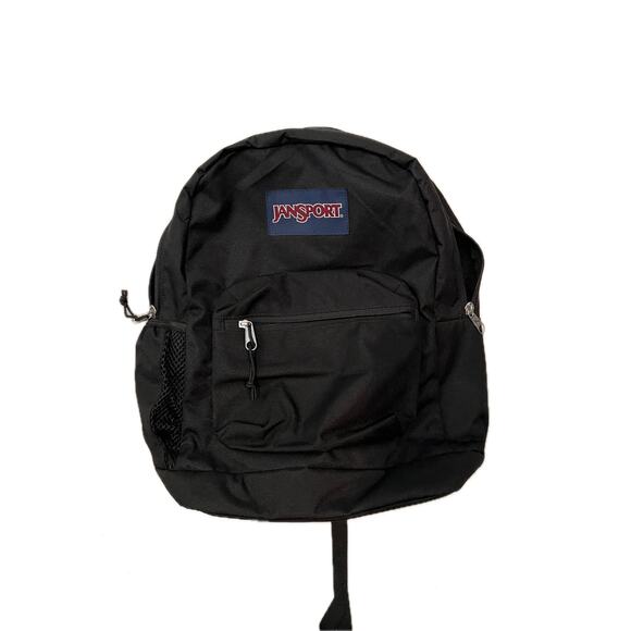 JanSport Crosstown Plus Black Daily Backpack - Picture 1 of 4